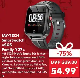 Kaufland JAY-TECH Smartwatch SOS Family Y27 Angebot