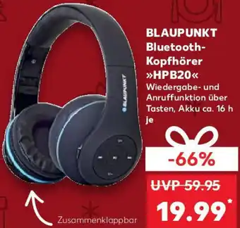 Kaufland BLAUPUNKT Bluetooth Kopfhörer HPB20 Angebot