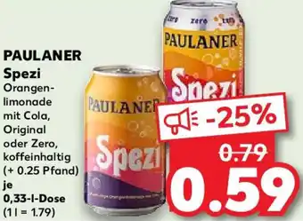 Kaufland PAULANER Spezi 0,33 L Dose Angebot