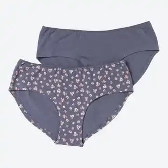 NKD Damen-panty mit blumenmuster, 2er-pack Angebot