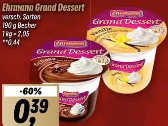 Simmel Ehrmann Grand Dessert 190 g Becher Angebot