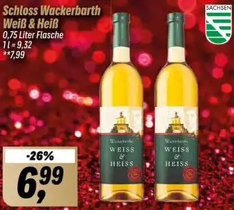 Simmel Schloss Wackerbarth Weiß & Heiß 0,75 Liter Flasche Angebot