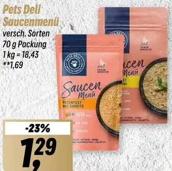 Simmel Pets Deli Saucenmenü 70 g Packung Angebot