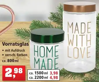 Thomas Philipps Vorratsglas ca. 800 ml Angebot