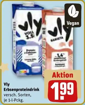 REWE Vly Erbsenproteindrink 1 L Pckg. Angebot