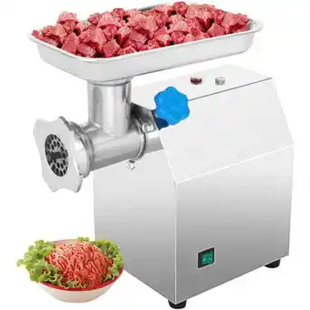 ManoMano Vevor elektrischer fleischwolf 850 w, hackfleisch maschine 122 kg pro stunde, elektrische wurstmaschine 36,3 x 21,6 x 42 cm,  Angebot