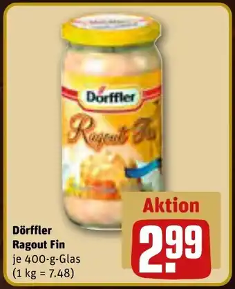 REWE Dörffler Ragout Fin 400 g Glas Angebot