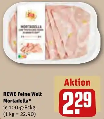 REWE REWE Feine Welt Mortadella 100 g Pckg. Angebot