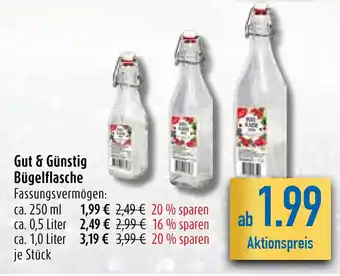 diska Gut & Günstig Bügelflasche Fassungsvermögen: ca. 250 ml Angebot