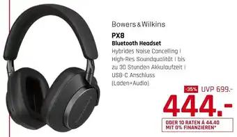 Hirsch und Ille Bowers & Wilkins Bluetooth Headset PX8 Angebot