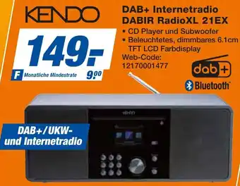 expert Techno Land KENDO DAB+ Internetradio DABIR RadioXL 21EX Angebot