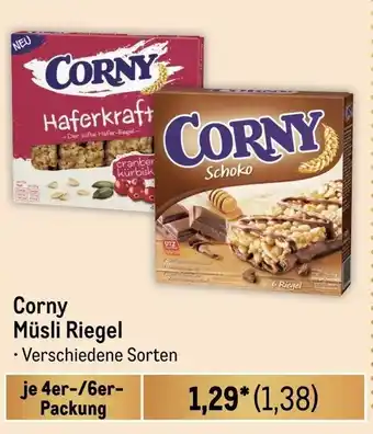 METRO Corny Müsli Riegel je 4er-/6er-Packung Angebot