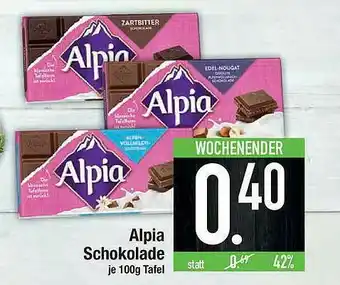 Marktkauf Alpia Schokolade Angebot