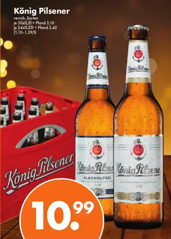 Trink und Spare König Pilsener je 20x0,5L Angebot