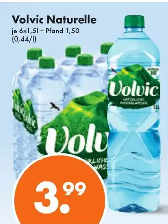 Trink und Spare Volvic Naturelle je 6x1,5L Angebot