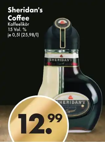 Trink und Spare Sheridan's Coffee Kaffeelikör 500ml Angebot