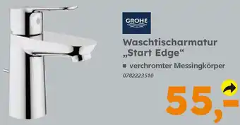 Globus Baumarkt GROHE Waschtischarmatur ,,Start Edge" Angebot