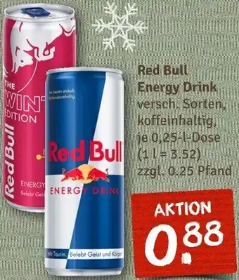 nahkauf Red Bull Energy Drink 0,25 L Dose Angebot