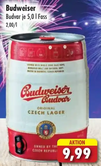 Lösch Depot Budweiser Budvar 5,0 L Fass Angebot