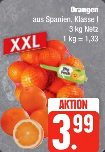 Edeka Frischemarkt Orangen 3 kg Netz Angebot