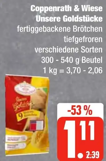 Edeka Frischemarkt Coppenrath & Wiese Unsere Goldstücke 300-540 g Beutel Angebot