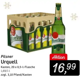 KONSUM Pilsner Urquell 20x0,5 L Flasche Angebot