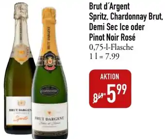 Galeria Markthalle Brut d'Argent Spritz, Chardonnay Brut, Demi Sec Ice oder Pinot Noir Rosé 0,75 L Flasche Angebot