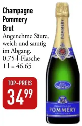 Galeria Markthalle Champagne Pommery Brut 0,75 L Flasche Angebot