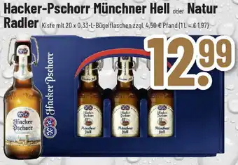 trinkgut Hacker-Pschorr Münchner Hell oder Natur Radler 20x0,33 L Angebot