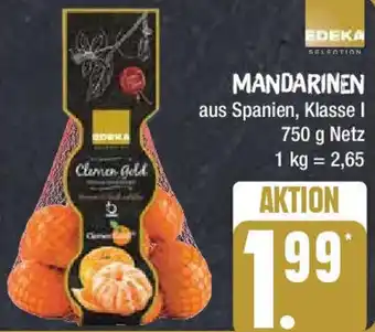 Edeka EDEKA MANDARINEN 750 g Netz Angebot