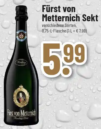 trinkgut Fürst von Metternich Sekt 0,75 L Flasche Angebot