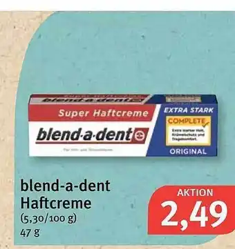 Feneberg Blend-a-dent Haftcreme Angebot