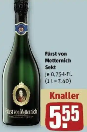 REWE Fürst von Metternich Sekt 0,75 L-Fl. Angebot