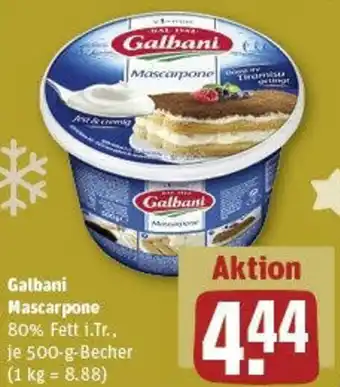 REWE Galbani Mascarpone 500 g Becher Angebot