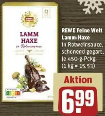 REWE REWE Feine Welt Lamm-Haxe 450 g Pckg. Angebot