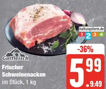 Edeka Gutfleisch Frischer Schweinenacken 1 kg Angebot