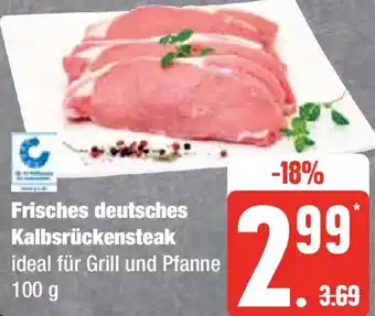 Edeka Frisches deutsches Kalbsrückensteak 100 g Angebot