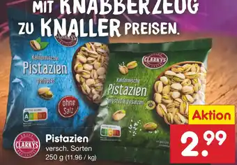 Netto Marken-Discount CLARKYS Pistazien 250g Angebot