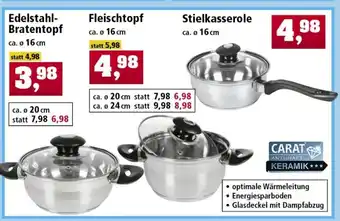 Thomas Philipps Edelstahl Bratentopf, Fleischtopf oder Stielkasserole Angebot