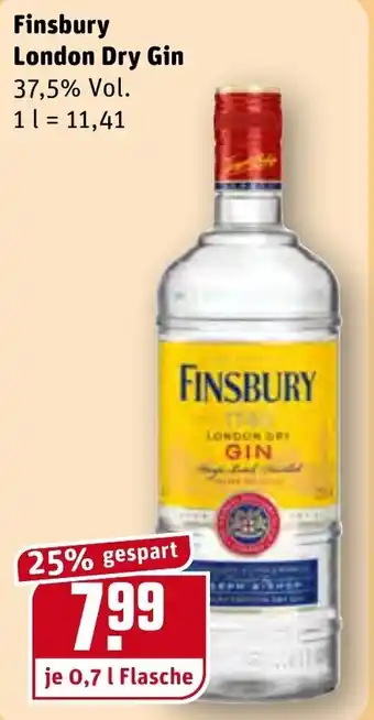 REWE Center Finsbury London Dry Gin 0,7L Angebot