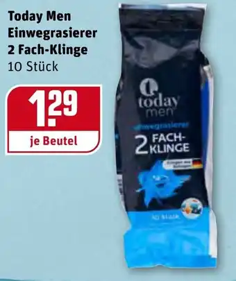 REWE Center Today Men Einwegrasierer  2 Fach Klinge Angebot