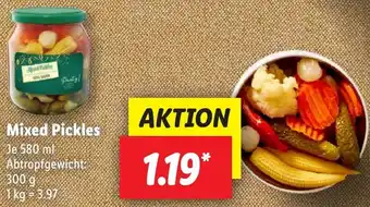 Lidl Mixed Pickles 580 ml Angebot