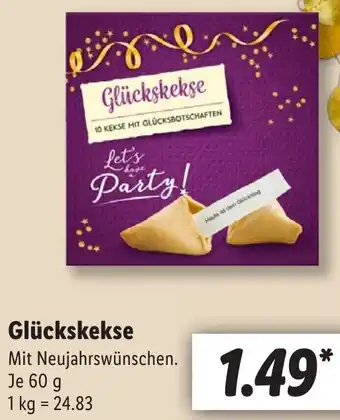 Lidl Glückskekse 60 g Angebot