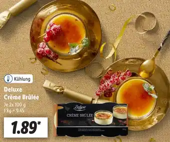 Lidl Deluxe Crème Brûlée 2x100 g Angebot