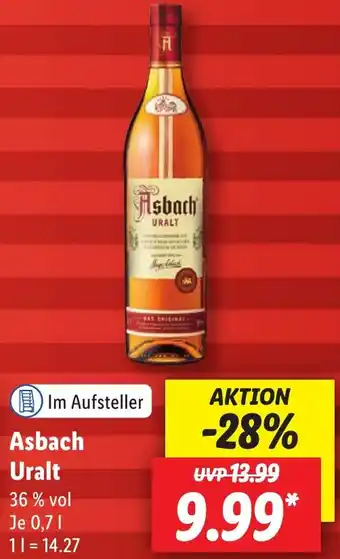 Lidl Asbach Uralt 0,7 L Angebot