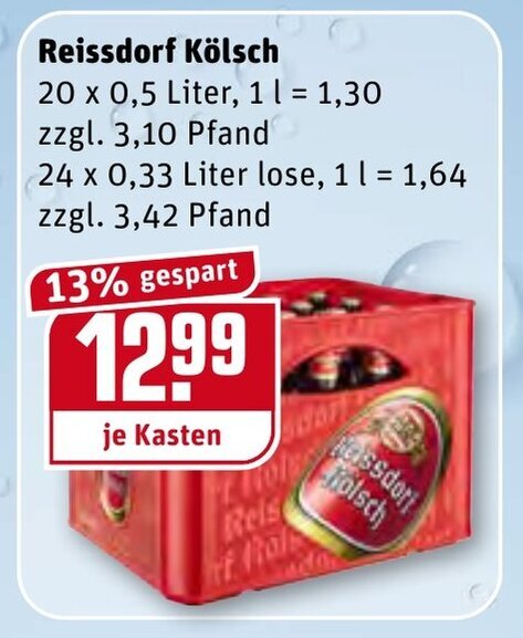 Reissdorf Klsch Angebot 0 33
