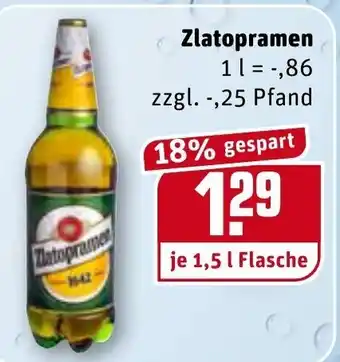 REWE Center Zlatopramen 1,5L Angebot