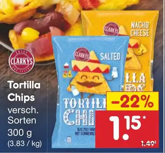 Netto Marken-Discount CLARKYS Tortilla Chips 300g Angebot