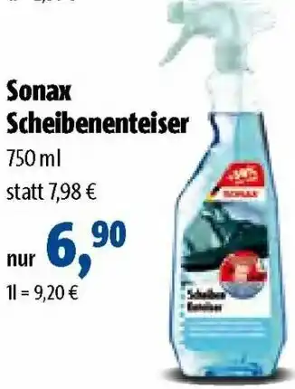 Point S Sonax Scheibenenteiser 750ml Angebot