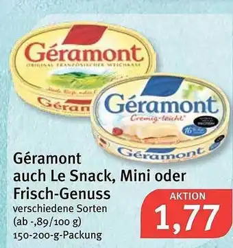 Feneberg Géramont Auch Le Snack, Mini Oder Frisch-genuss Angebot